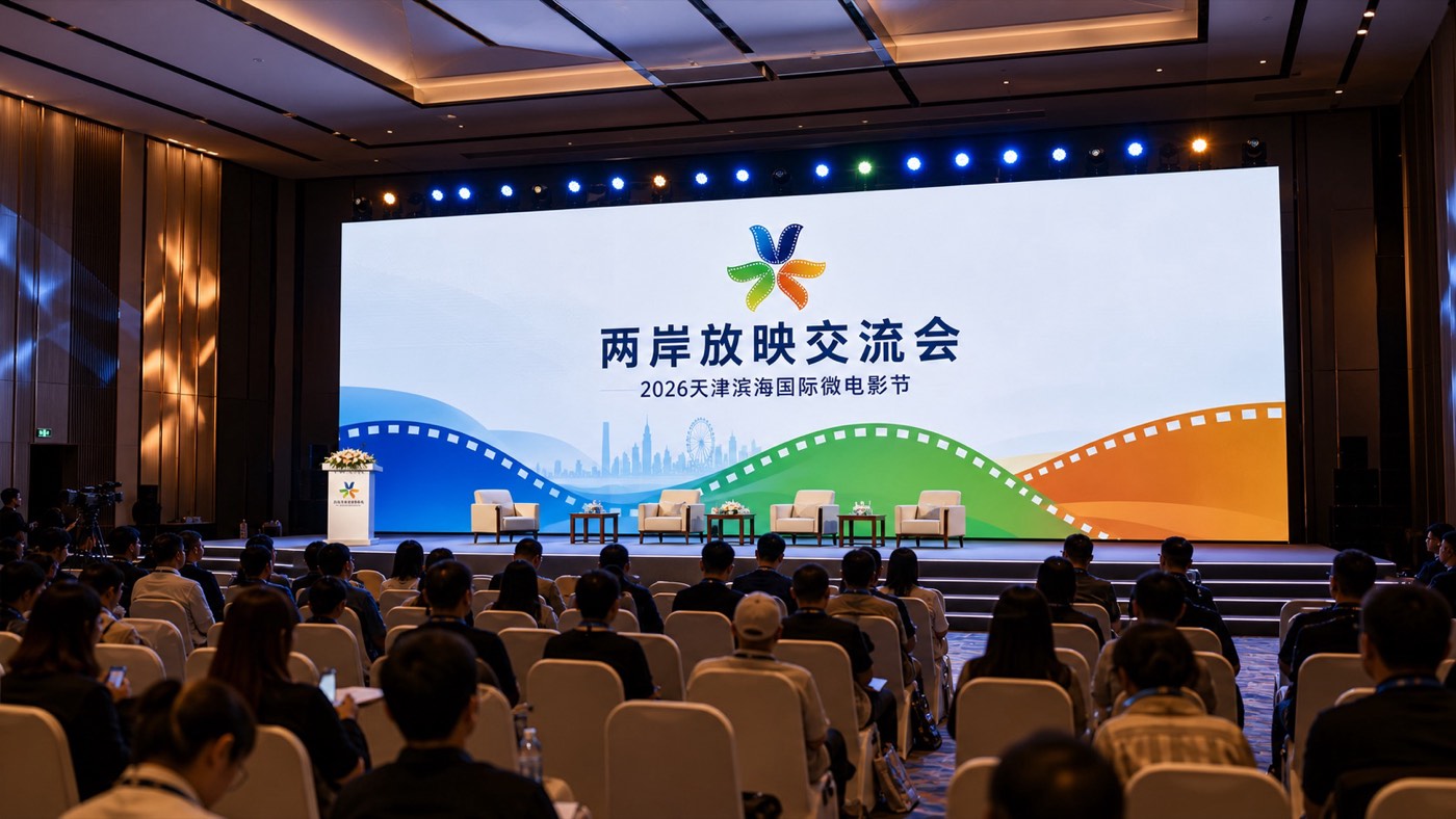 两岸放映交流会现场效果图